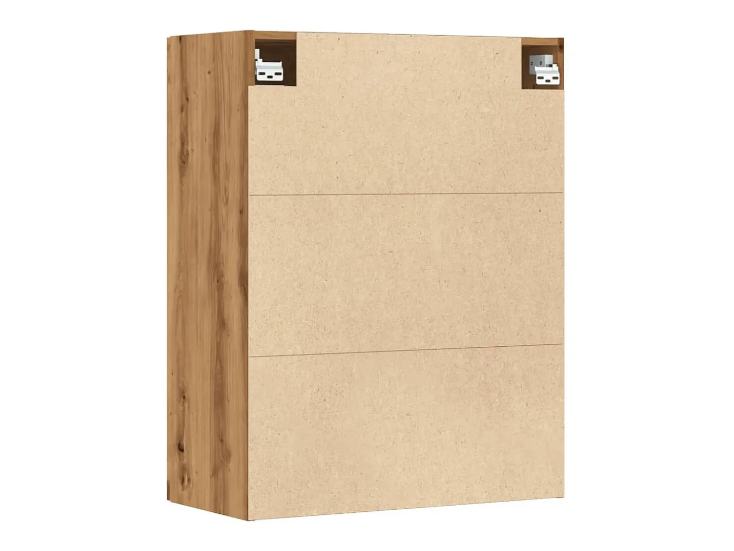Armario de pared colgante de roble hecho a mano 69,5x34x90 cm