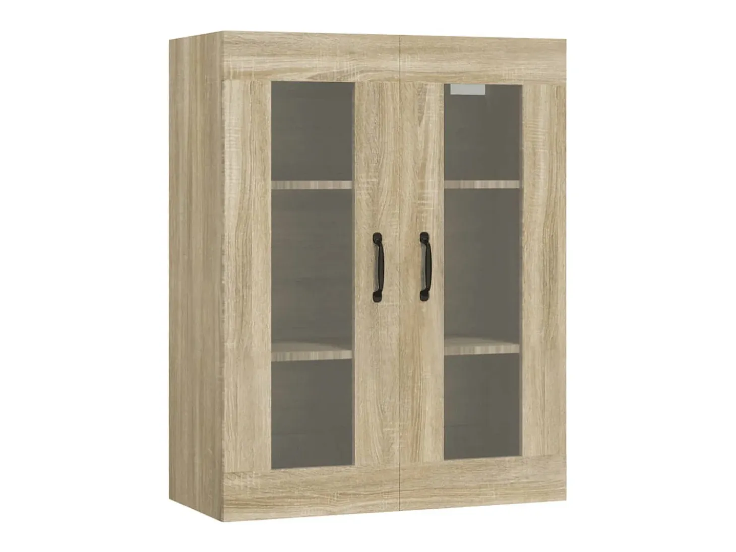 Armario de pared colgante de roble Sonoma 69,5x34x90 cm