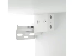 Armario de pared colgante blanco 69,5x34x90 cm