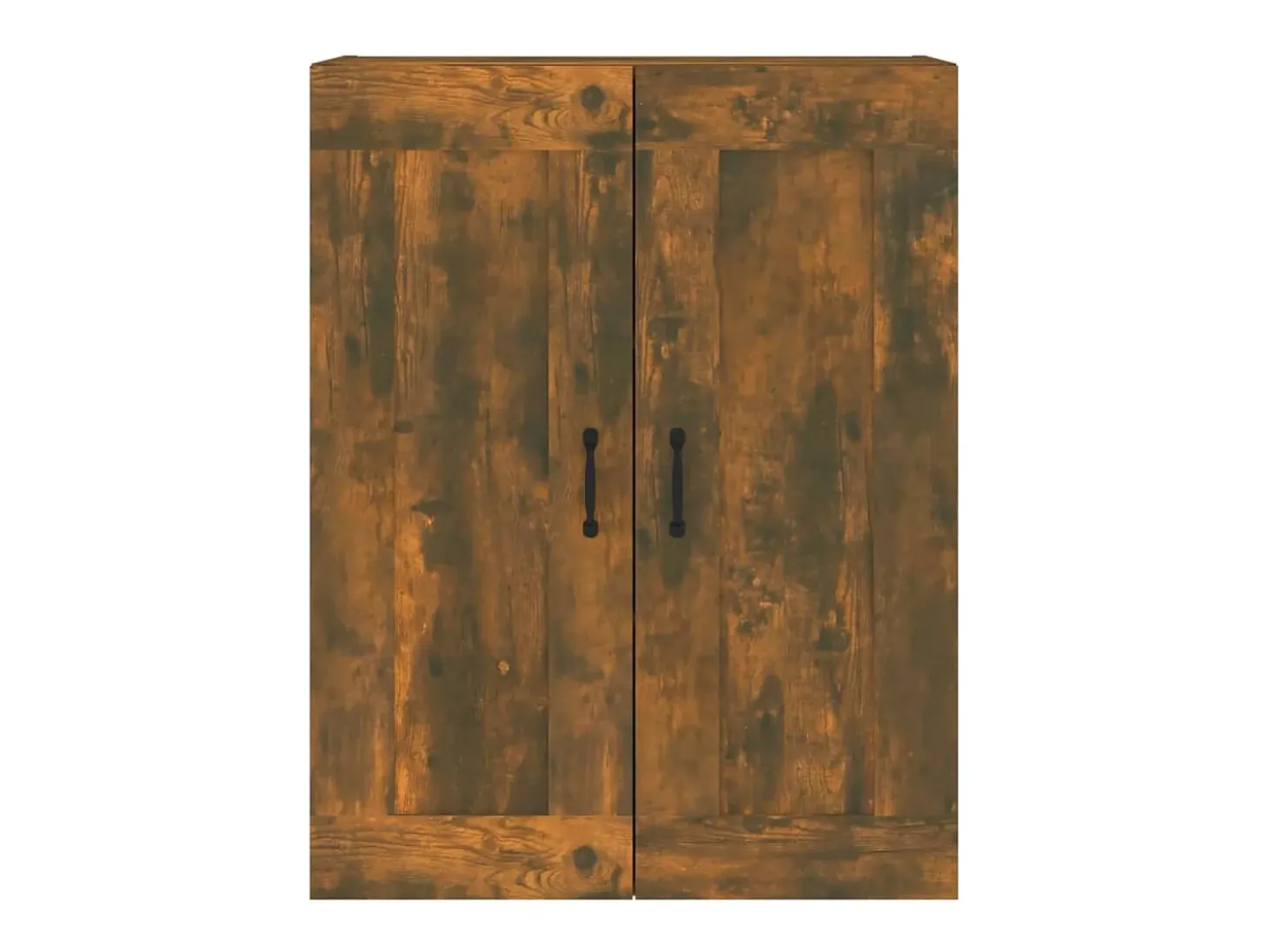 Armario de pared colgante de roble ahumado 69,5x32,5x90 cm