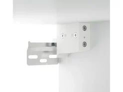 Armario de pared colgante blanco 69,5x34x90 cm