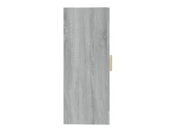 Armario de pared colgante Sonoma gris 69,5x34x90 cm