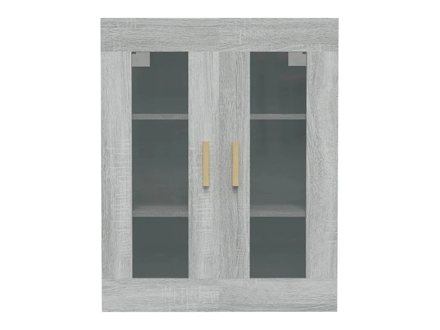 Armario de pared colgante Sonoma gris 69,5x34x90 cm
