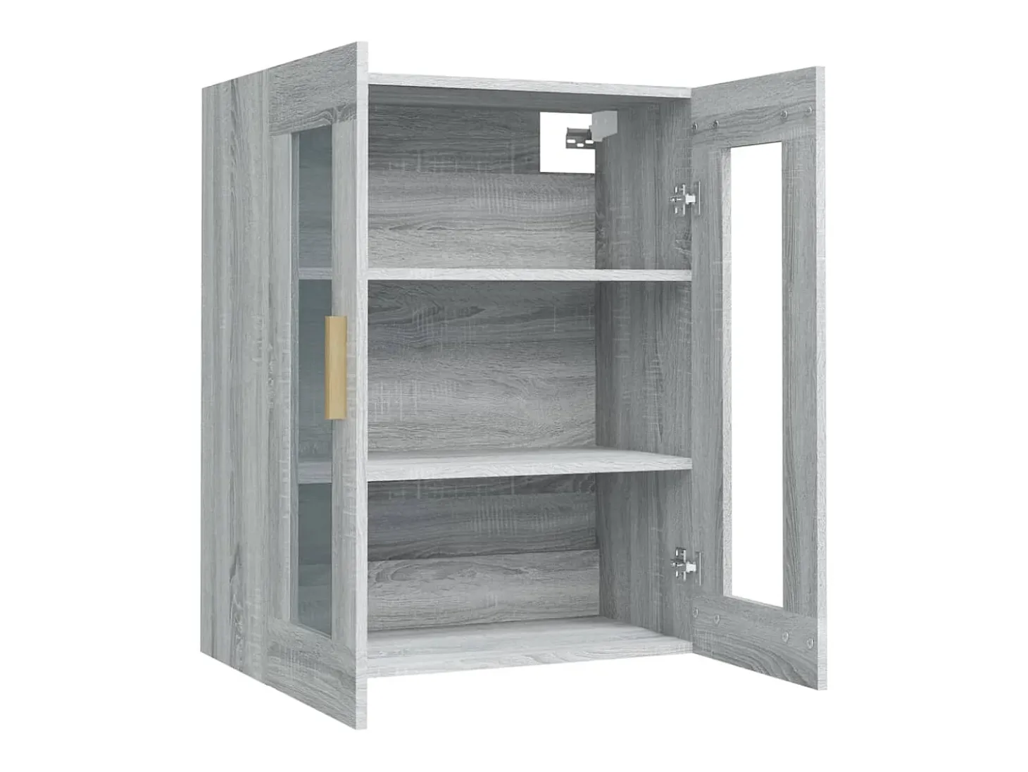 Armario de pared colgante Sonoma gris 69,5x34x90 cm