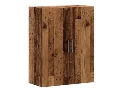 Armario de pared de madera antigua 69,5x34x90 cm