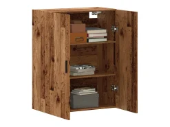 Armario de pared de madera antigua 69,5x34x90 cm