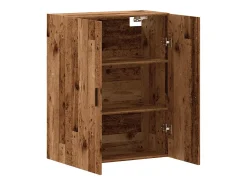 Armario de pared de madera antigua 69,5x34x90 cm