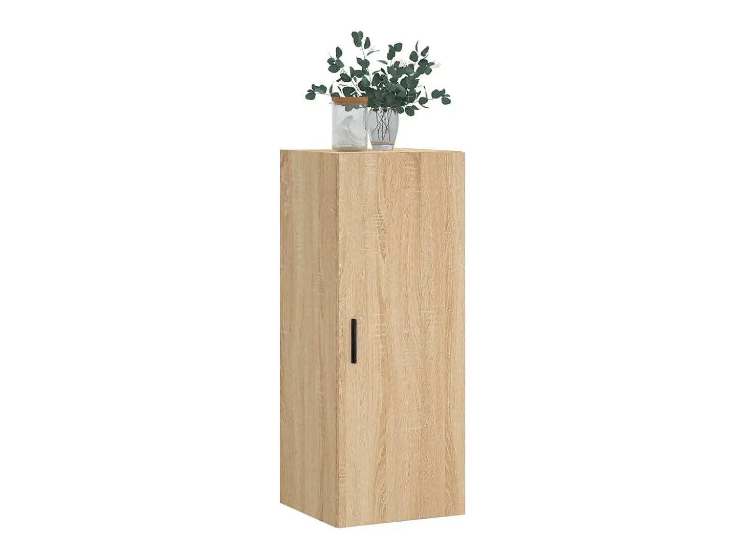 Armario de pared de roble Sonoma 34,5x34x90 cm