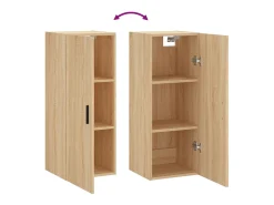 Armario de pared de roble Sonoma 34,5x34x90 cm