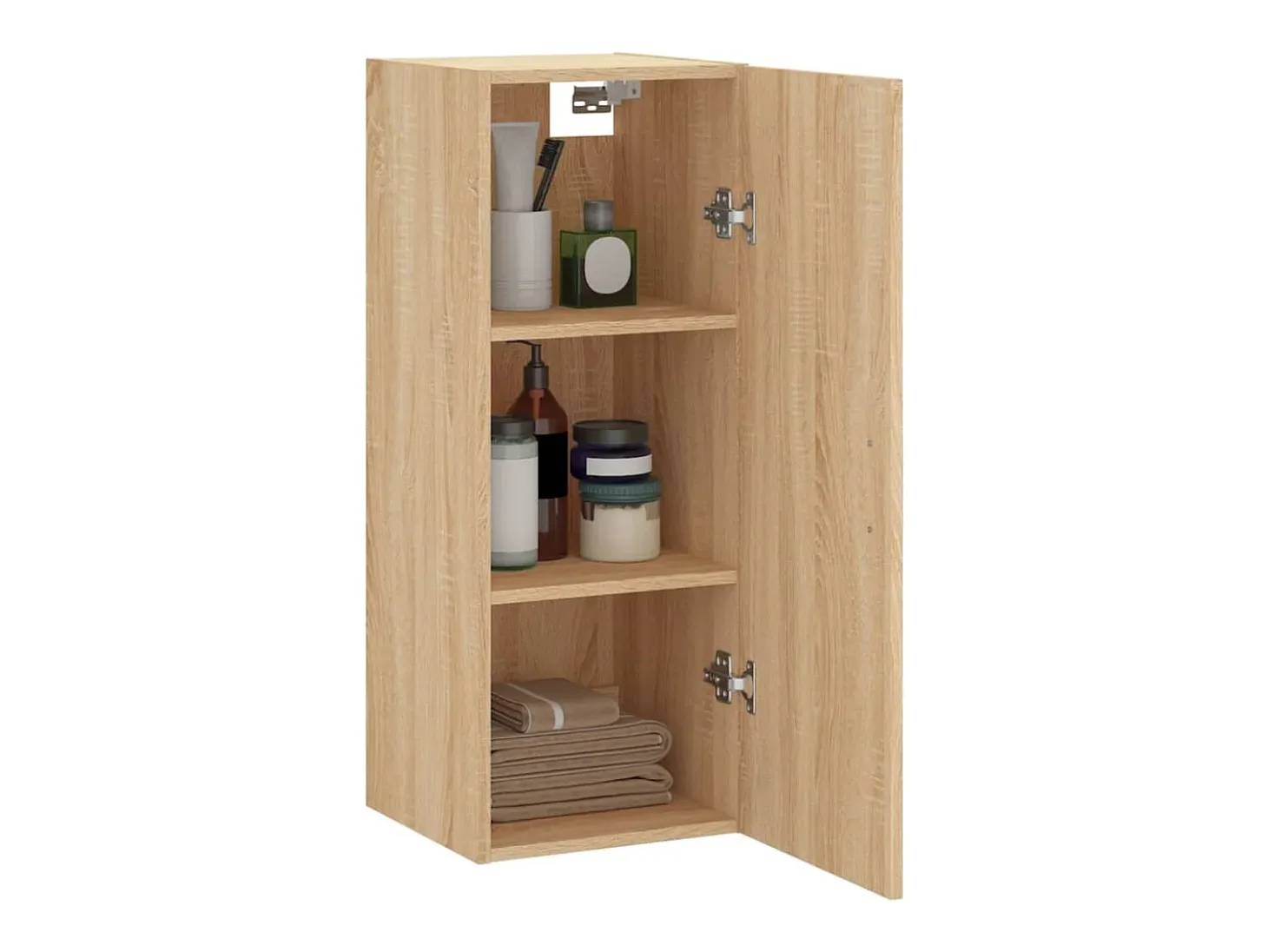 Armario de pared de roble Sonoma 34,5x34x90 cm