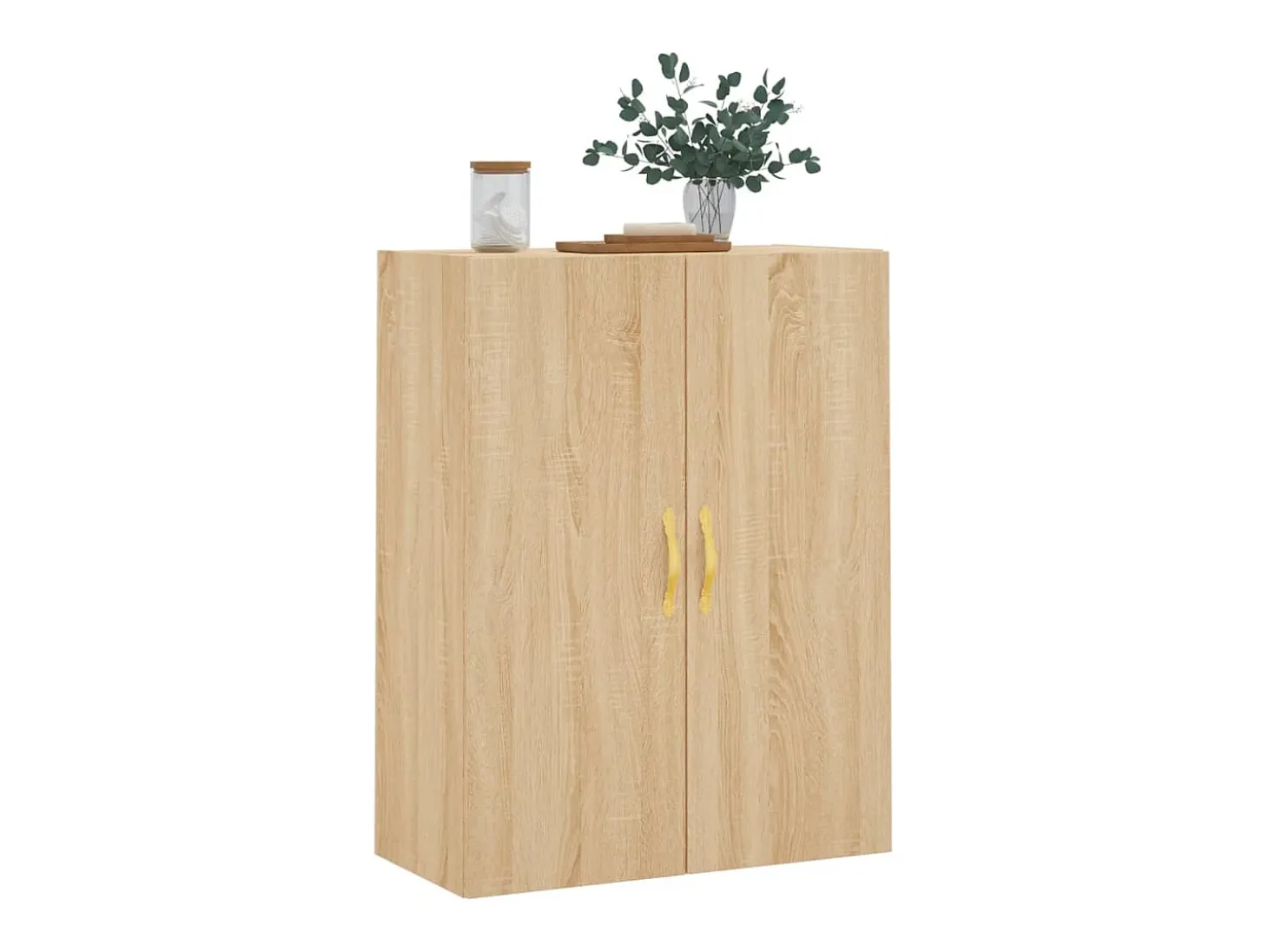 Armario de pared de roble Sonoma 69,5x34x90 cm