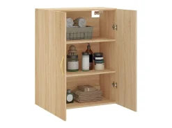 Armario de pared de roble Sonoma 69,5x34x90 cm