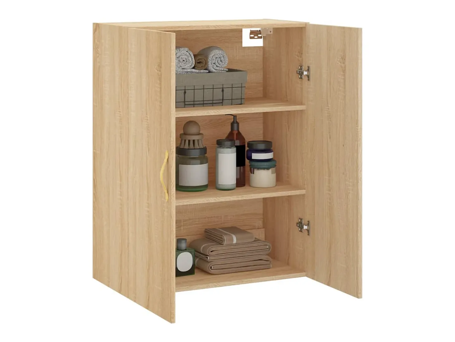 Armario de pared de roble Sonoma 69,5x34x90 cm