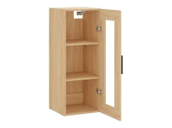 Armario de pared de roble Sonoma 34,5x34x90 cm