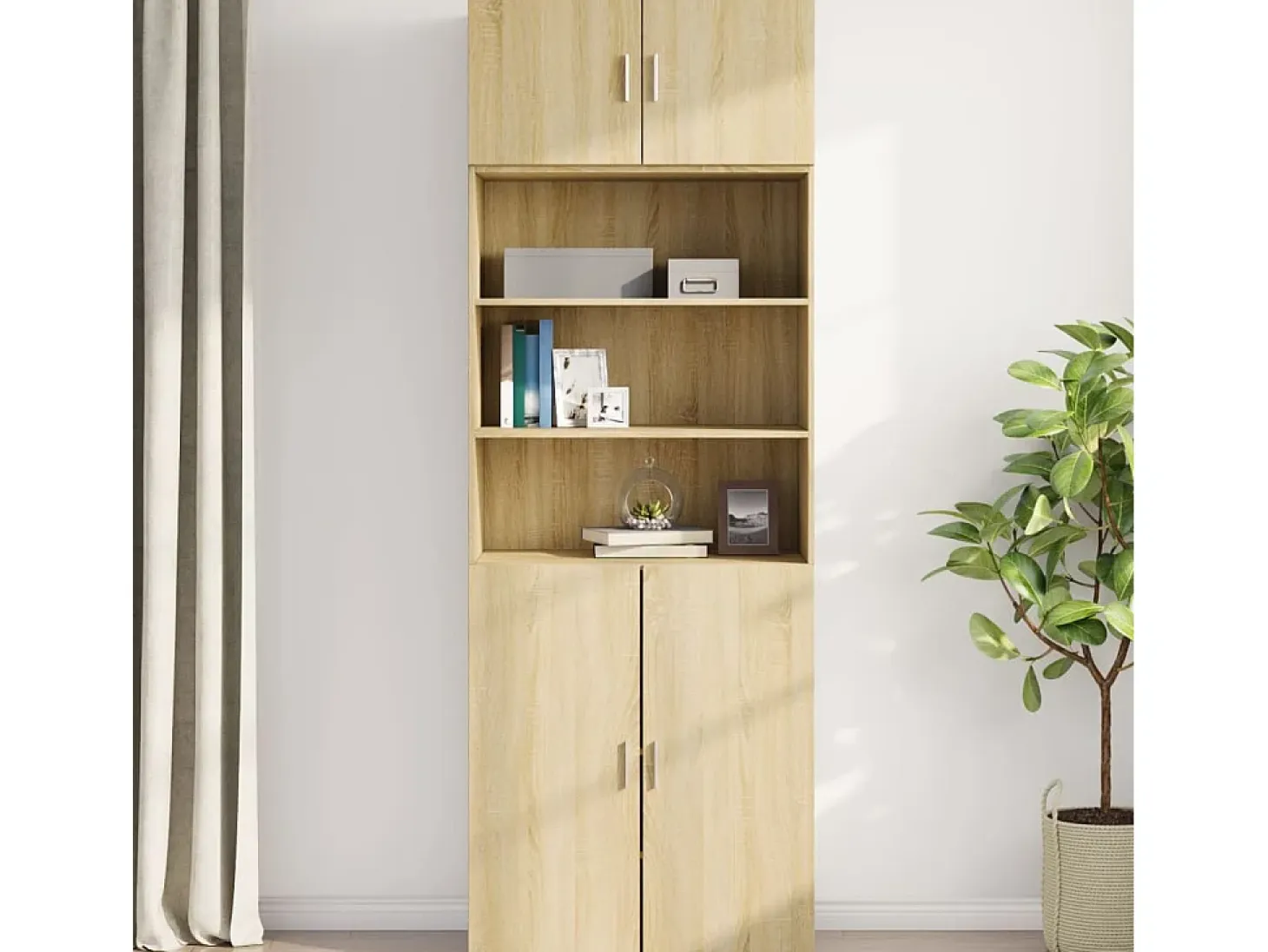 Armario de pared de roble Sonoma 80x42,5x40 cm madera de ingeniería