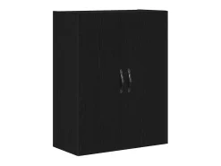 Armario de pared de roble negro 69,5x34x90 cm Madera reconstituida