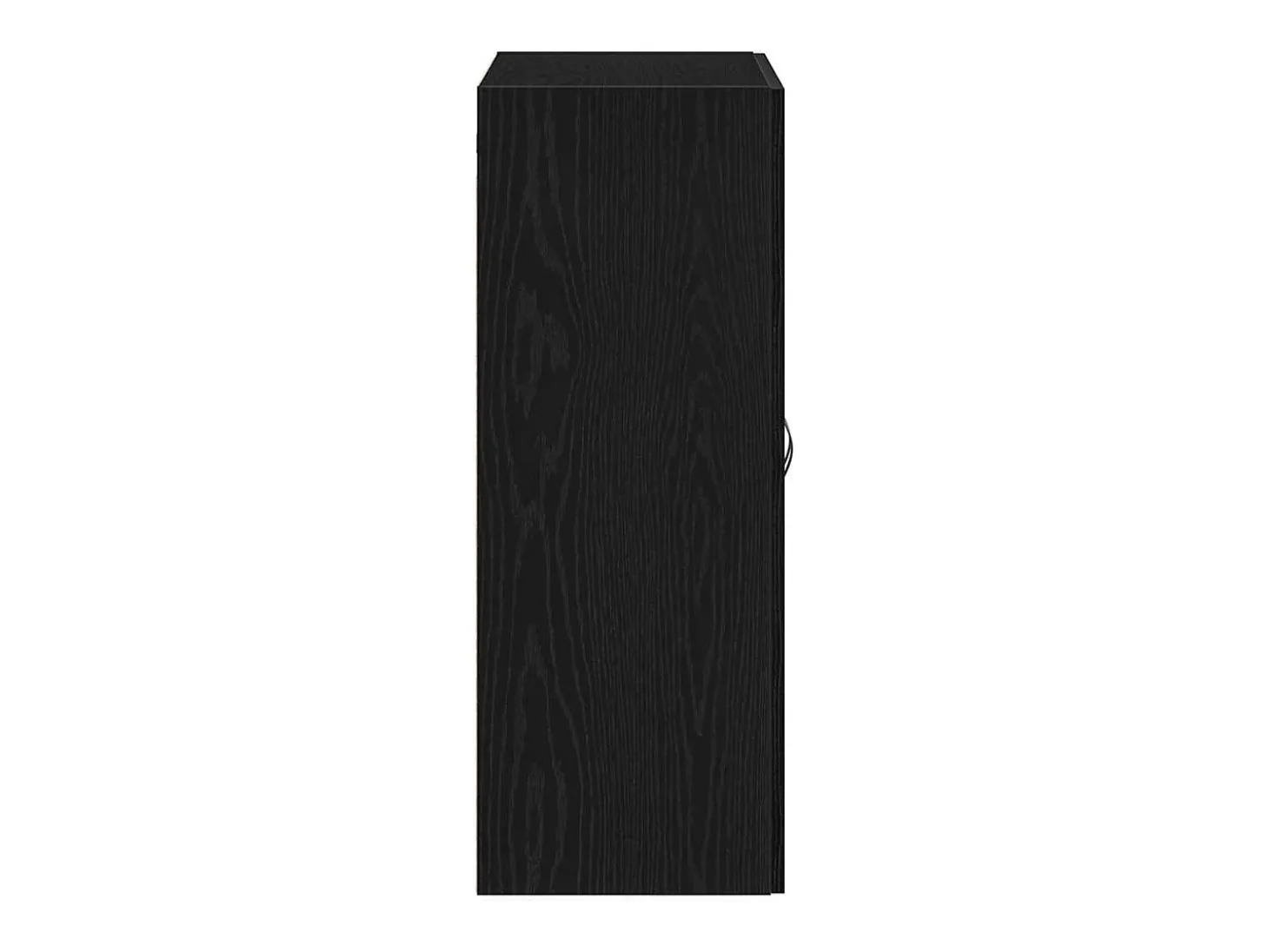 Armario de pared de roble negro 69,5x34x90 cm Madera reconstituida