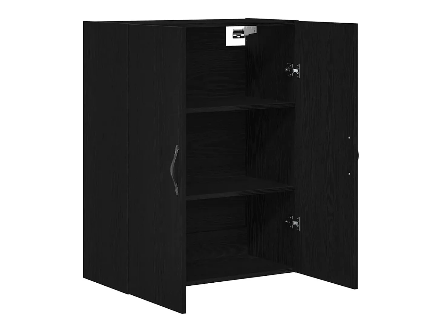 Armario de pared de roble negro 69,5x34x90 cm Madera reconstituida