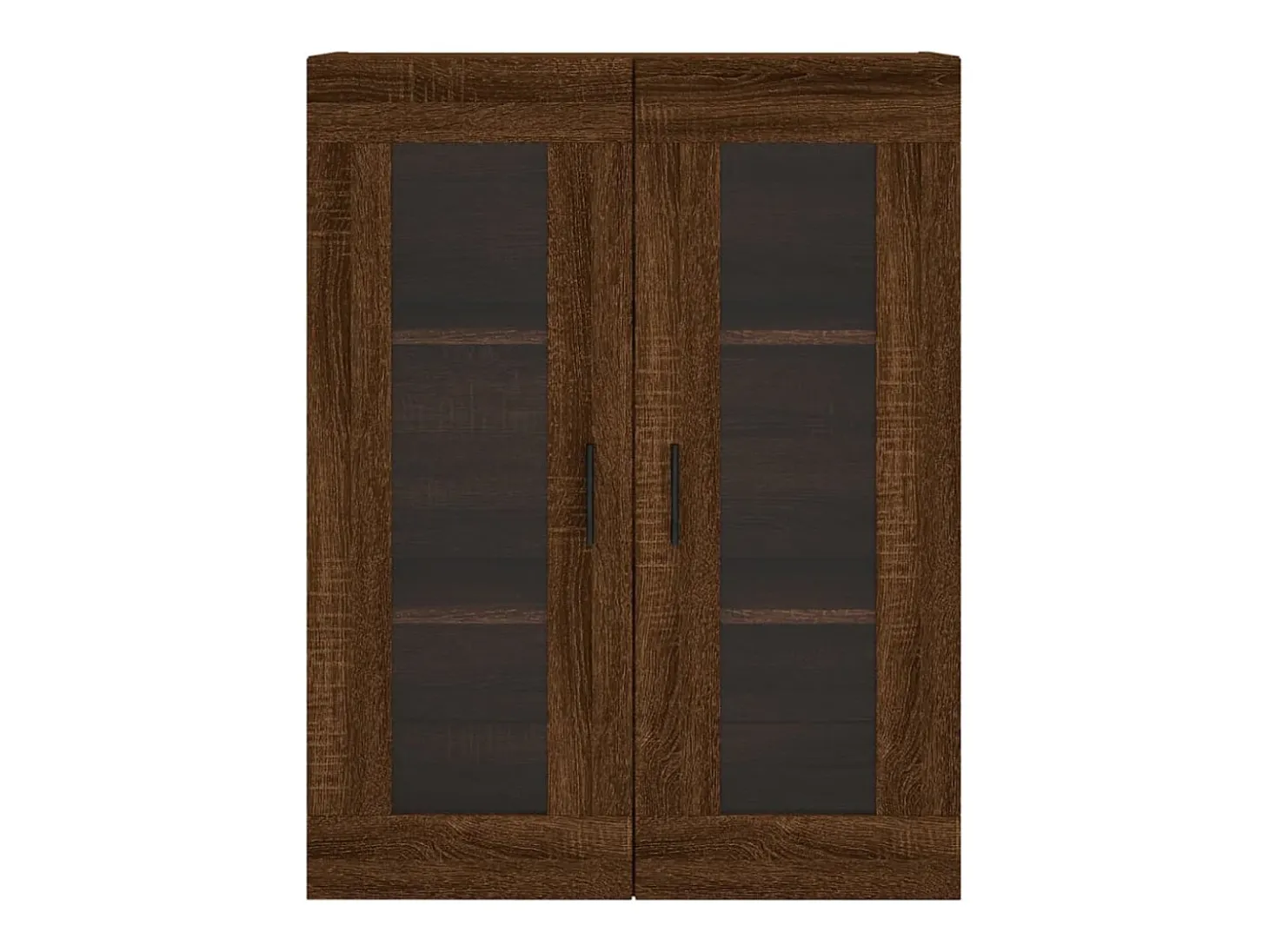 Armario de pared de roble marrón 69,5x34x90 cm