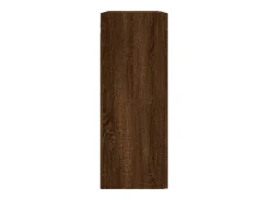 Armario de pared de roble marrón 69,5x34x90 cm