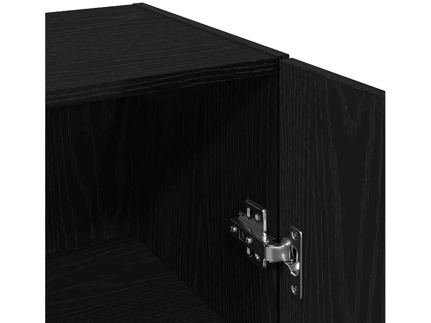 Armario de pared de roble negro 34,5 x 34 x 90 cm Madera de ingeniería