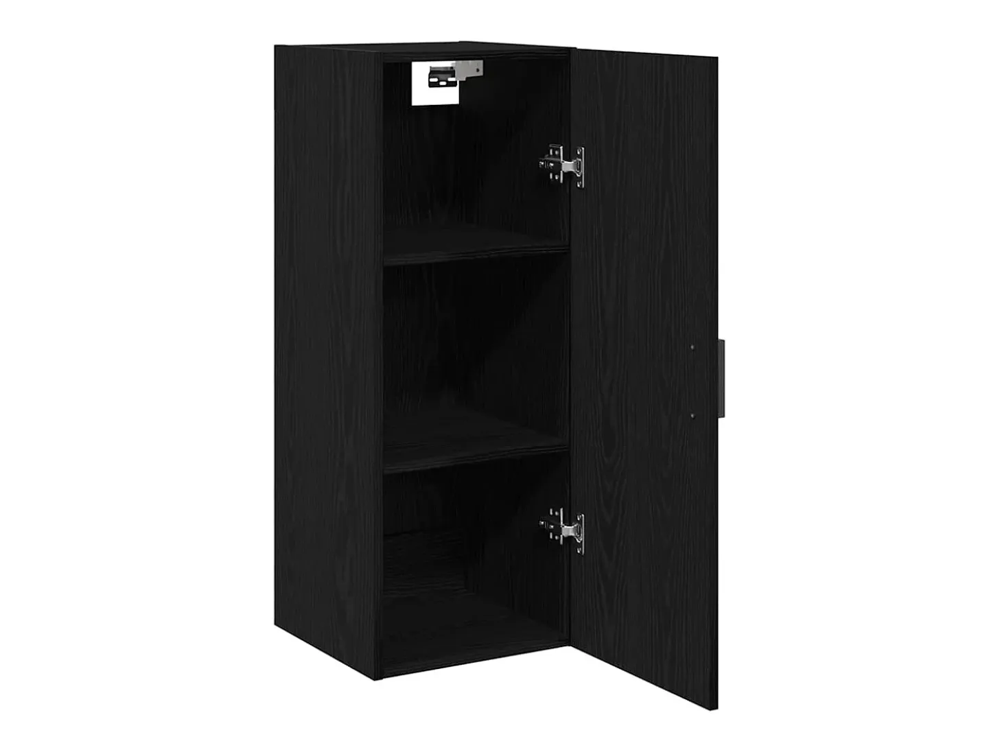 Armario de pared de roble negro 34,5 x 34 x 90 cm Madera de ingeniería