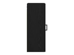 Armario de pared de roble negro 34,5 x 34 x 90 cm Madera de ingeniería