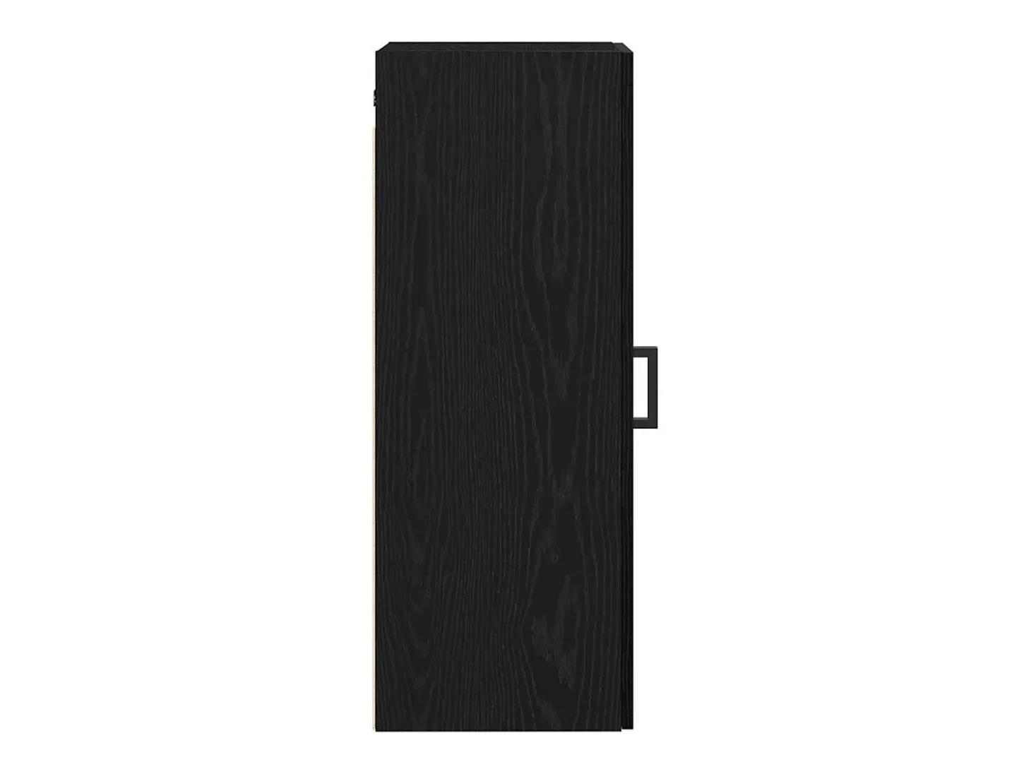 Armario de pared de roble negro 34,5 x 34 x 90 cm Madera de ingeniería