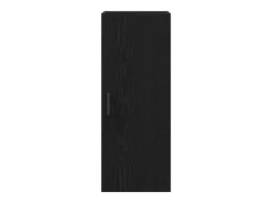 Armario de pared de roble negro 34,5 x 34 x 90 cm Madera de ingeniería