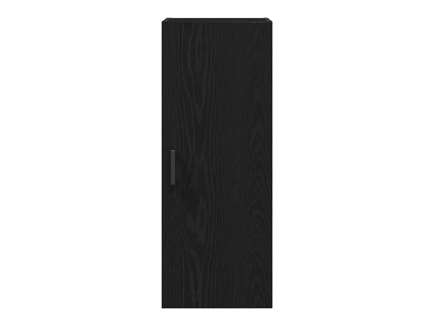 Armario de pared de roble negro 34,5 x 34 x 90 cm Madera de ingeniería