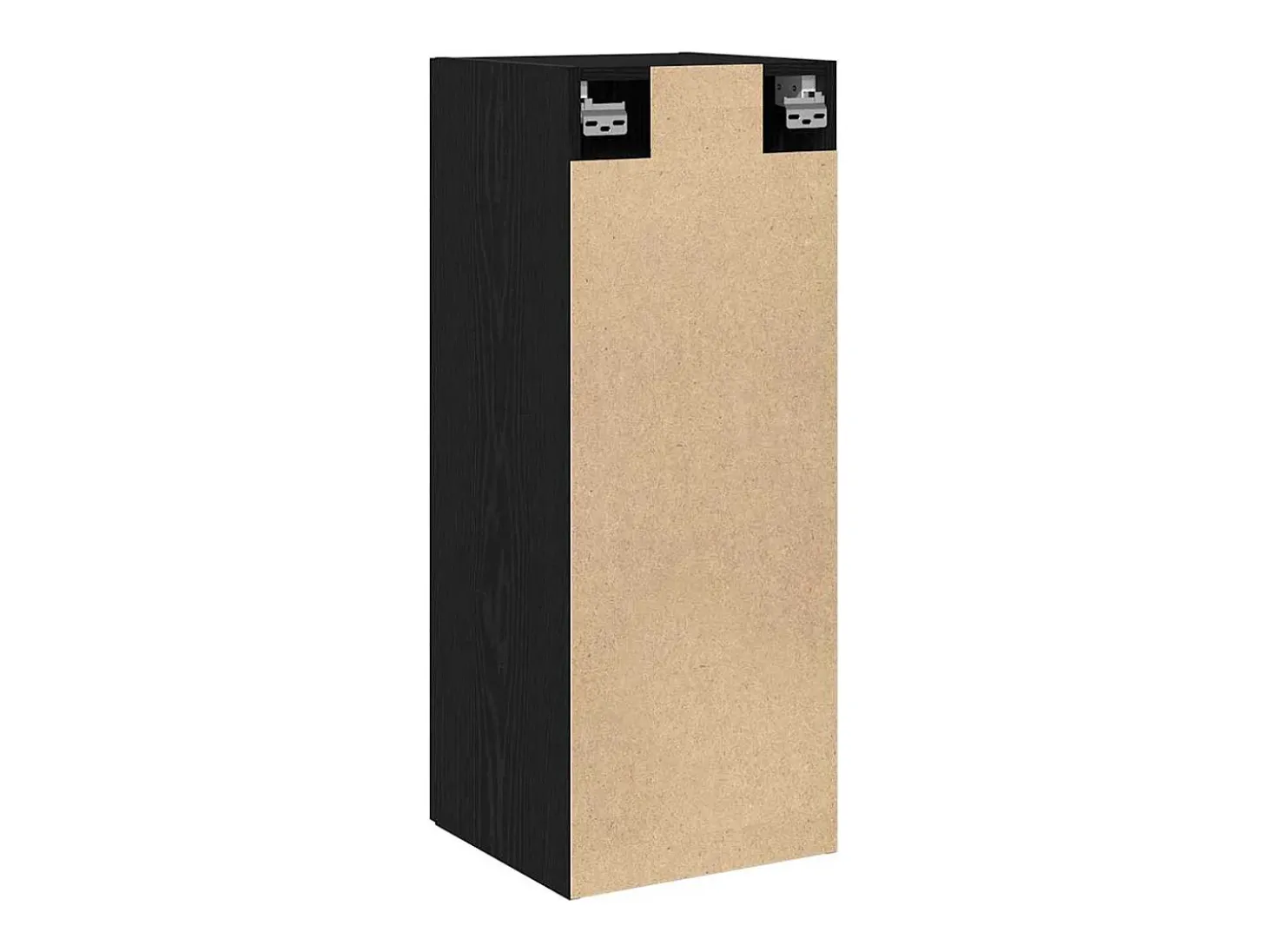 Armario de pared de roble negro 34,5 x 34 x 90 cm Madera de ingeniería