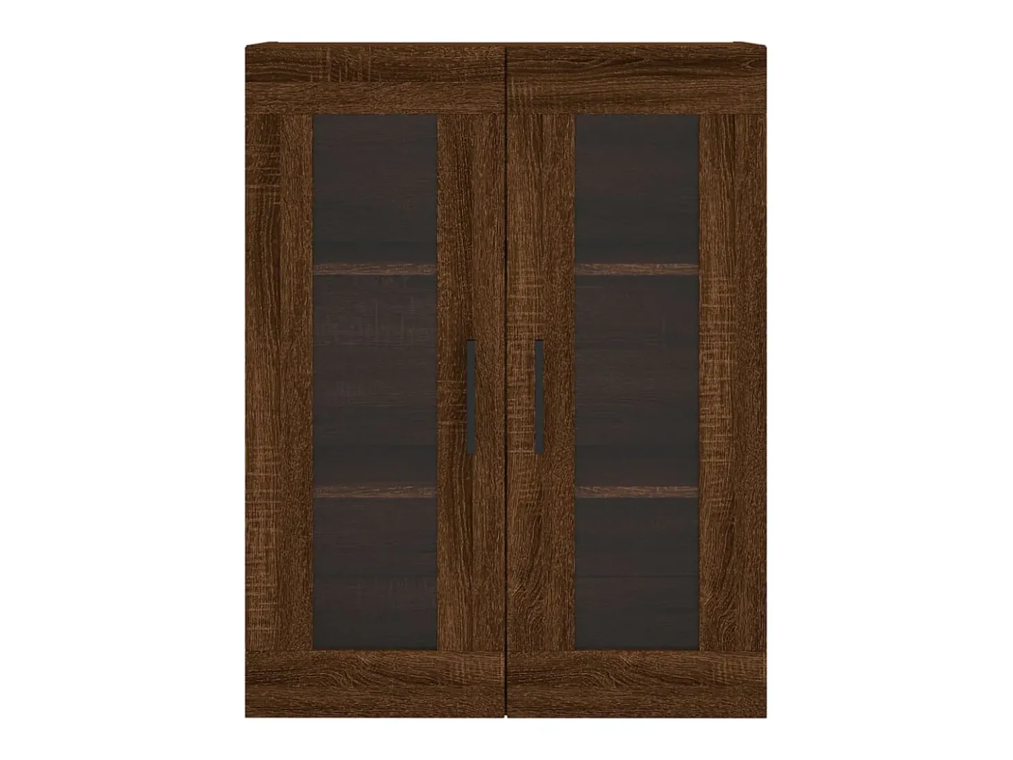 Armario de pared de roble marrón 69,5x34x90 cm