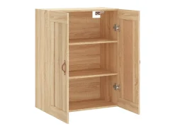 Armario de pared de roble Sonoma 69,5x34x90 cm madera de ingeniería