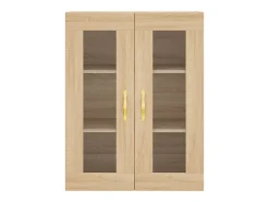 Armario de pared de roble Sonoma 69,5x34x90 cm