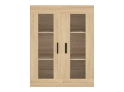Armario de pared de roble Sonoma 69,5x34x90 cm
