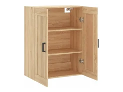 Armario de pared de roble Sonoma 69,5x34x90 cm madera de ingeniería