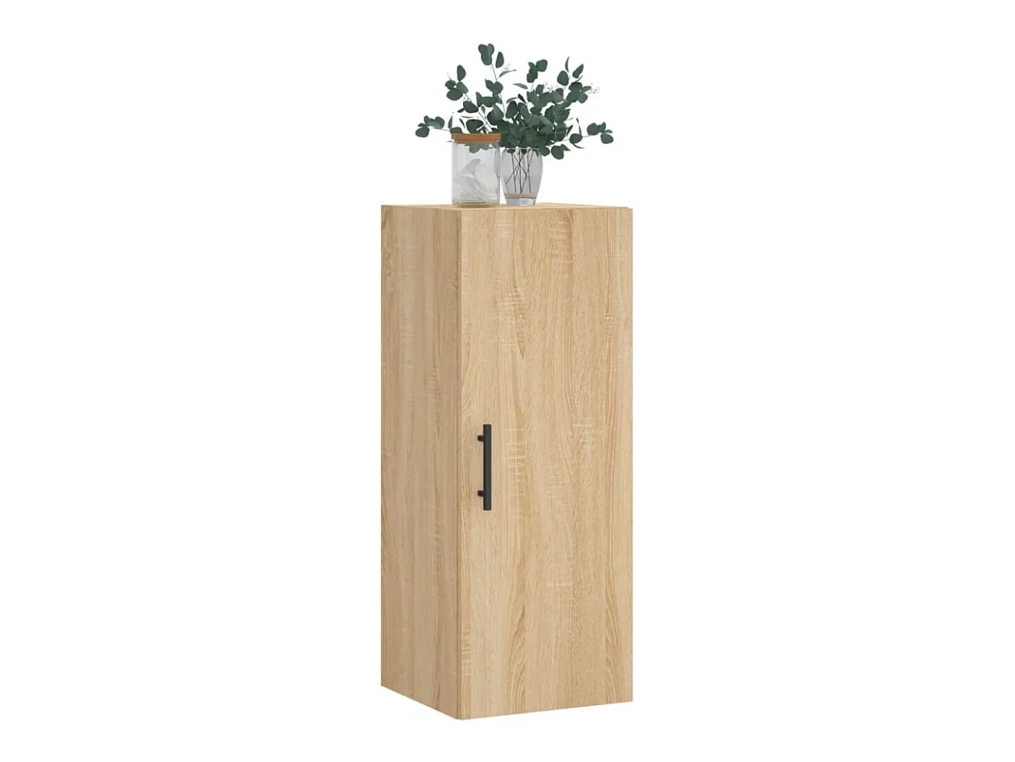 Armario de pared de roble Sonoma 34,5x34x90 cm