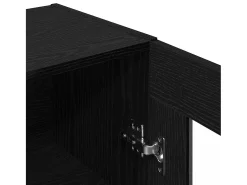 Armario de pared de roble negro - 69,5x34x90 cm