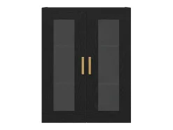 Armario de pared de roble negro - 69,5x34x90 cm