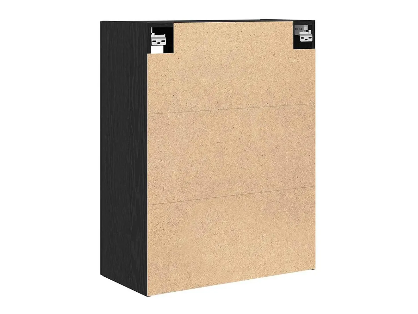 Armario de pared de roble negro - 69,5x34x90 cm