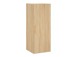 Armario de pared de roble Sonoma 34,5x34x90 cm