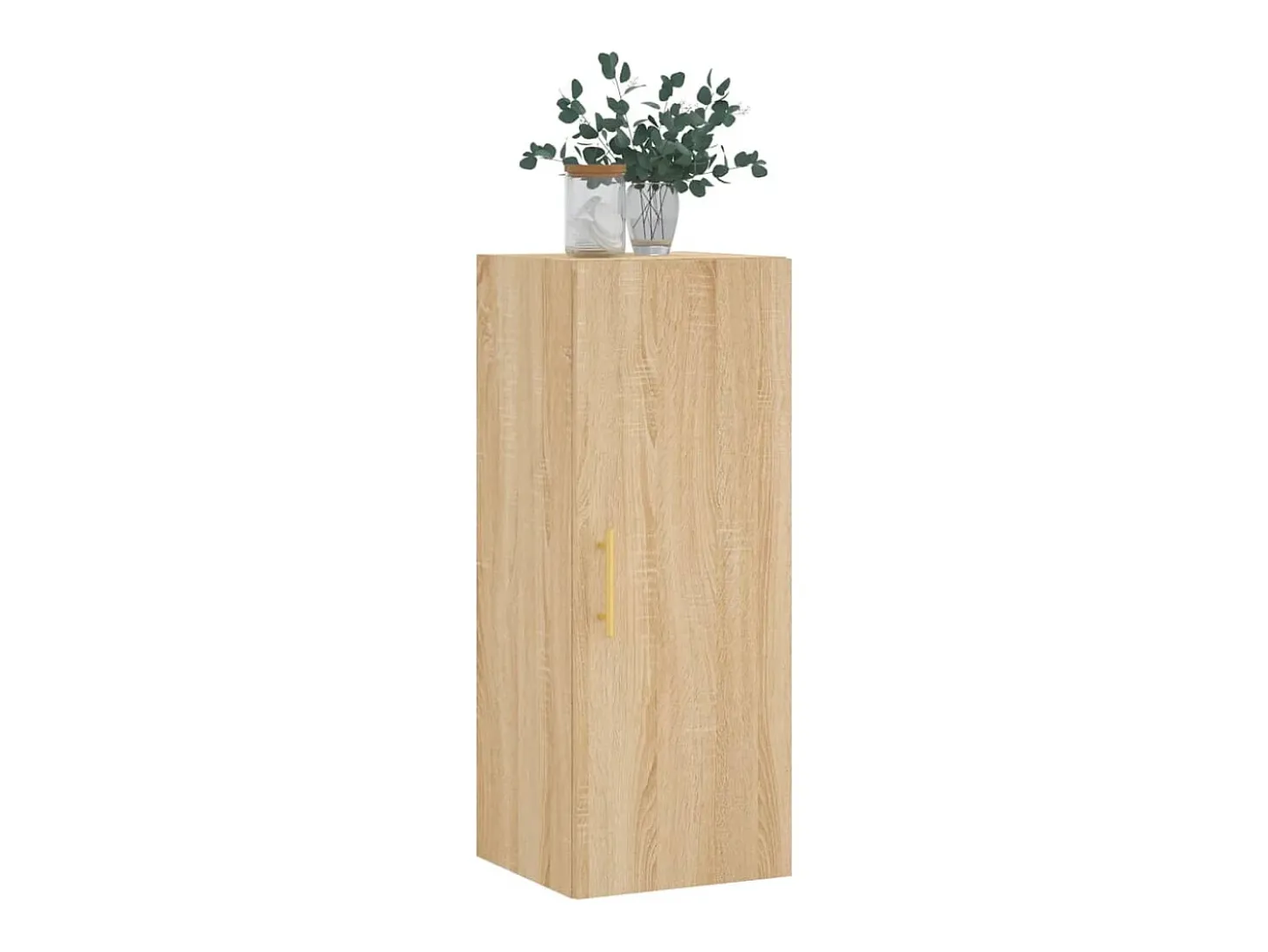 Armario de pared de roble Sonoma 34,5x34x90 cm
