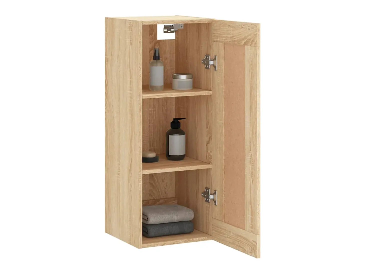 Armario de pared de roble Sonoma 34,5x34x90 cm madera de ingeniería