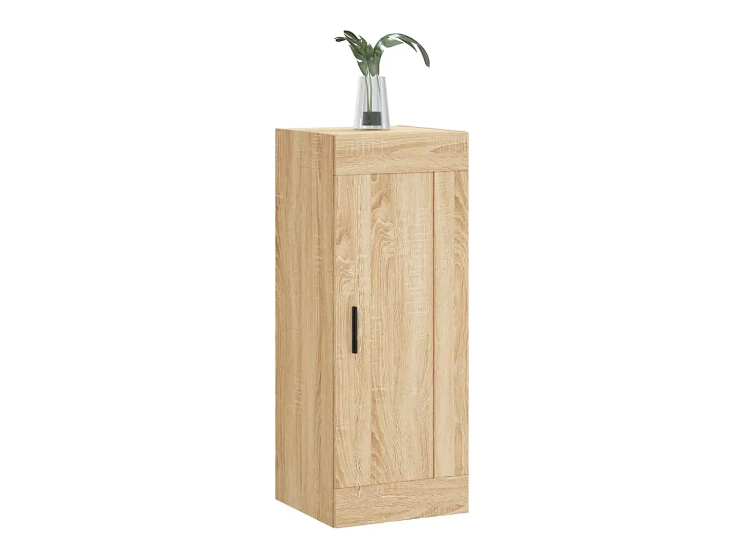 Armario de pared de roble Sonoma 34,5x34x90 cm madera de ingeniería