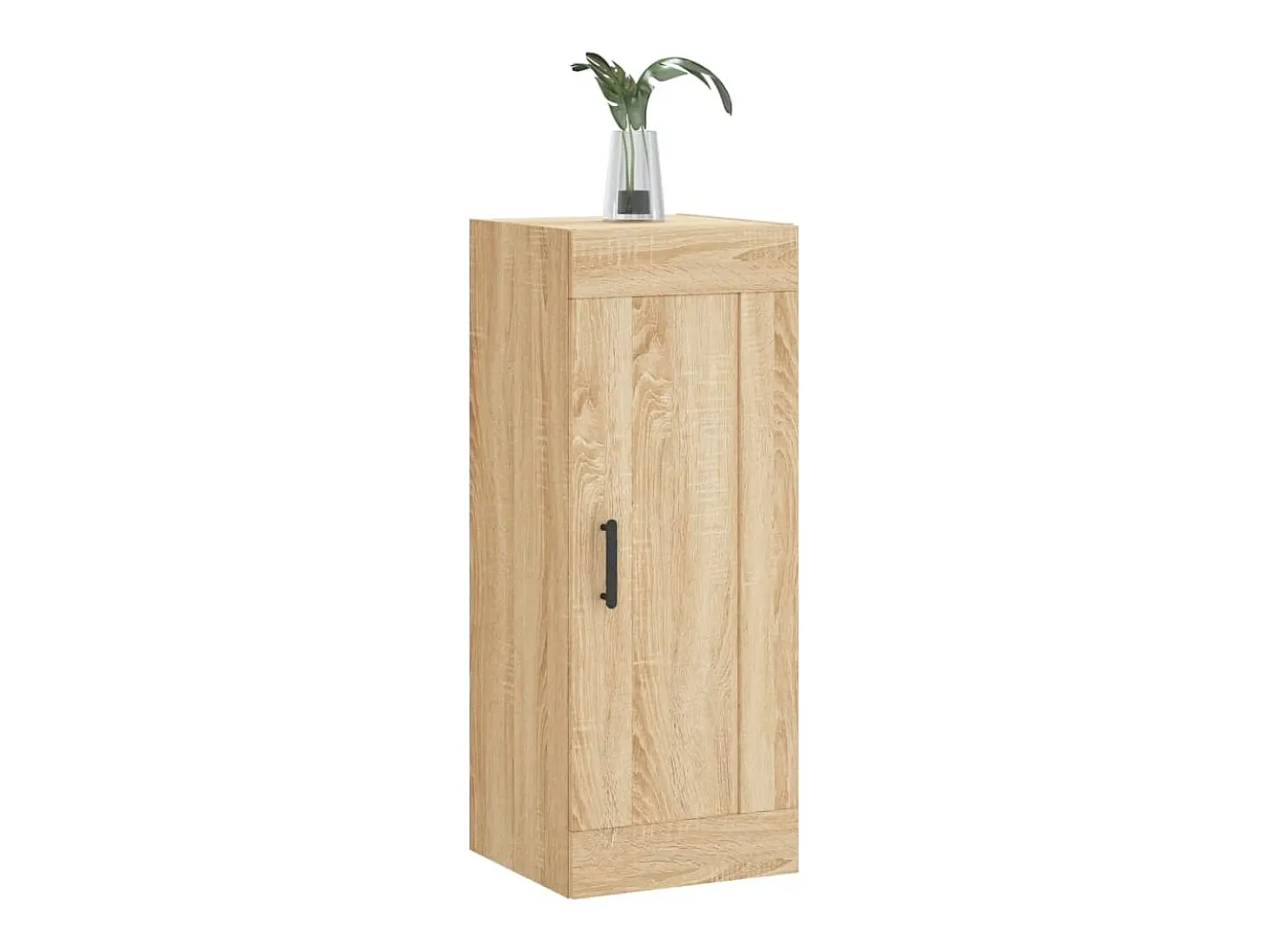 Armario de pared de roble Sonoma 34,5x34x90 cm madera de ingeniería