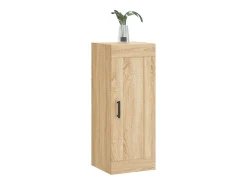 Armario de pared de roble Sonoma 34,5x34x90 cm madera de ingeniería