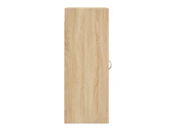 Armario de pared de roble Sonoma 34,5x34x90 cm madera de ingeniería