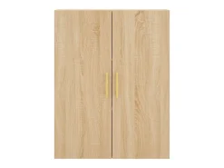 Armario de pared de roble Sonoma 69,5x34x90 cm