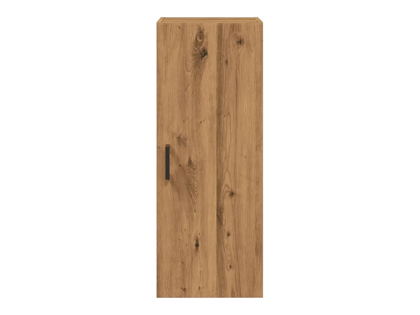 Armario de pared de roble hecho a mano 34,5x34x90 cm madera de ingeniería