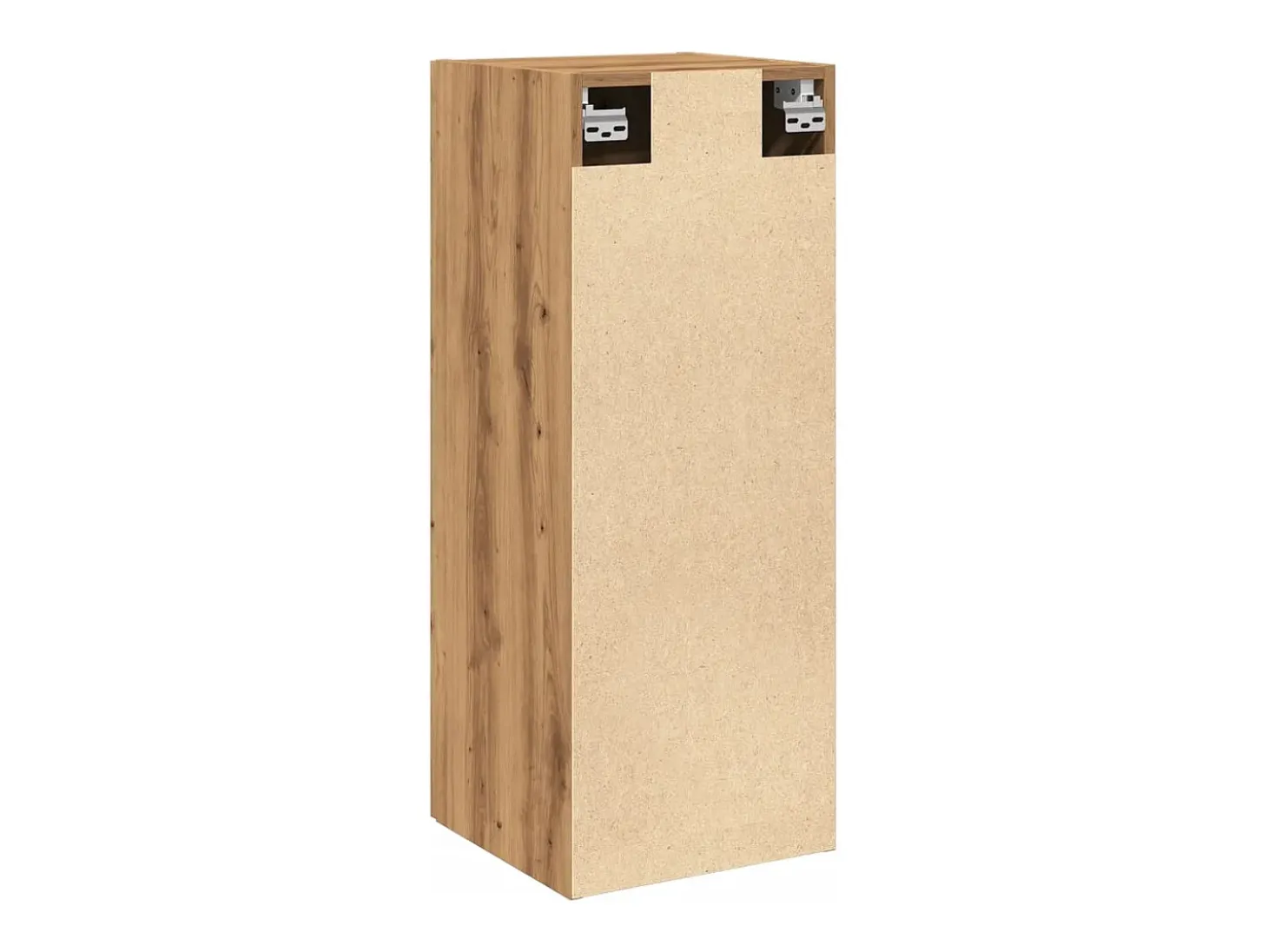 Armario de pared de roble hecho a mano 34,5x34x90 cm madera de ingeniería